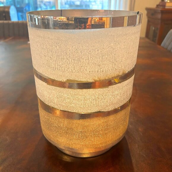 NWT Large Mercury Glass Hurricane Vase Candle Holder - Picture 4 of 6